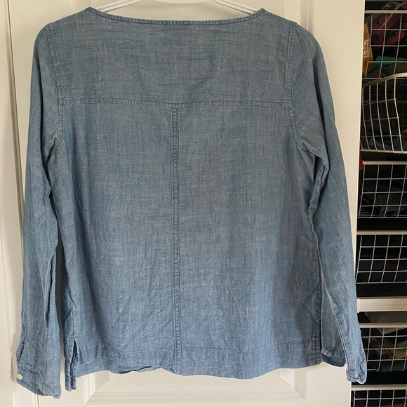 J CREW denim top - Picture 2 of 2